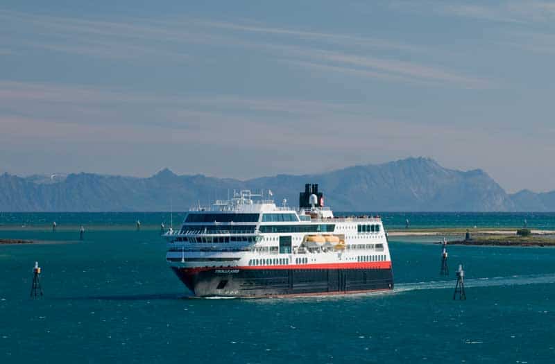 ©Hurtigruten Trollfjord Auf Fahrt