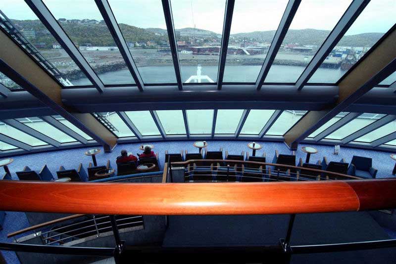 ©Hurtigruten Trollfjord Panorama Lounge