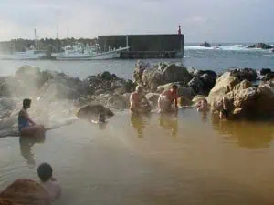 Wohltuendes Bad im Onsen