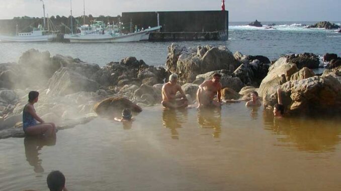 Japan Wohltuendes Bad im Onsen