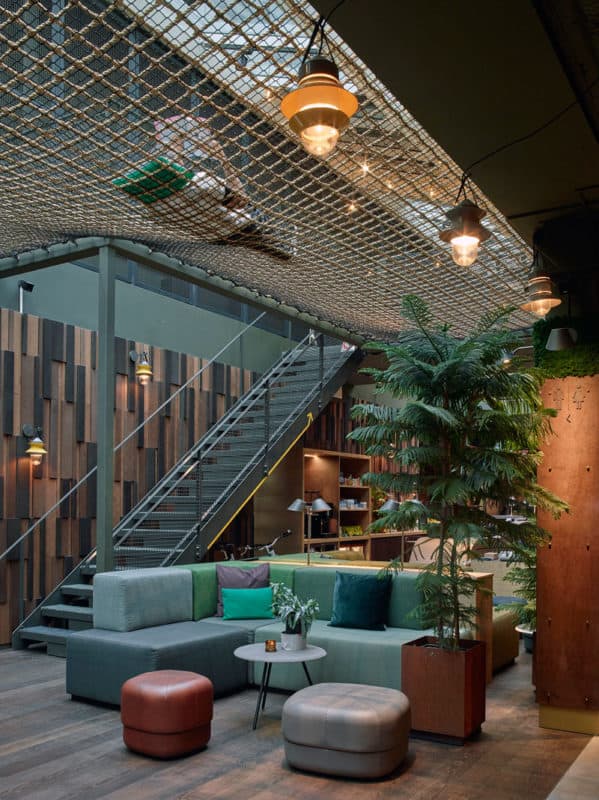 Scandic Downtown Camper net lobby hangout