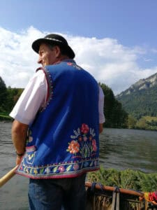 Polen Pieniny Flößer in góralischer Tracht ©Detlef Düring