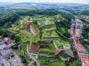 Festung Glatz von oben