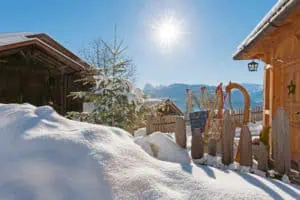 Rodelhang direkt hinterm Haus ©Roter Hahn Frieder Blickle