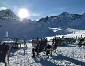 Frühlingsskilauf im Stubaital Stubaier-Gletscher ©Gabi Dräger