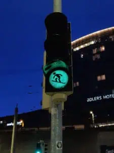 Ampeln Snowboarder Innsbruck © Sunny Cars