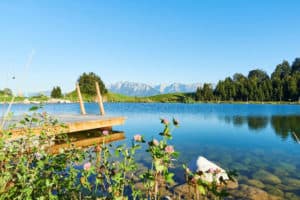 Baden mit Alpenpanor Oberaudorf ©G. Photography