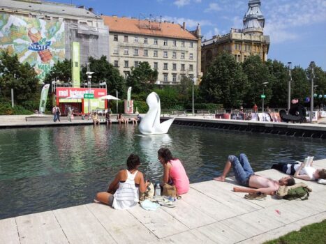 Budapest Beim Elisabeth-Platz Budapest Beim Elisabeth Platz