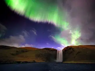 Nordurljos Skogafoss ©THorir N. Kjartansson