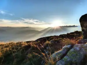 Lauwandspitze hoch über Schenna ©Regina Illmer