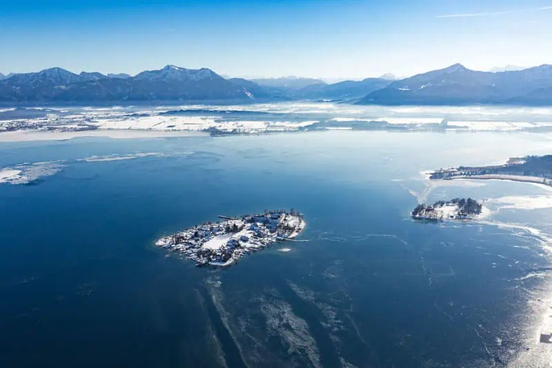 Winterliche Chiemsee Inseln ©Chiemsee Alpenland Tourismus