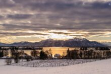 Winterlicher Ausblick auf den Chiemsee ©Jessica Dehn Winterlicher Ausblick Kulturspaziergang ©Jessica Dehn