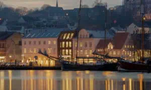 Hotel Hafen Flensburg-am-Abend