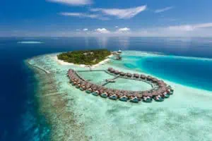 Baros Maldives Aerial View