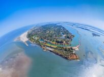 Isola Albarella von oben ©Mirco Toffolo Isola Albarella Luftaufnahme © Mirco Toffolo