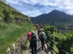 Via Valeriana Terza tappa verso Losine