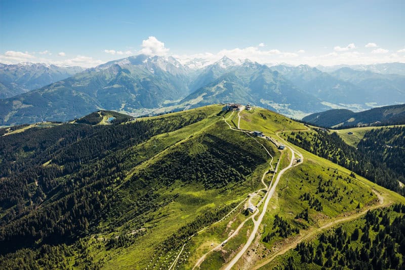schmittenhohe von oben ©zell am see kaprun tourismus