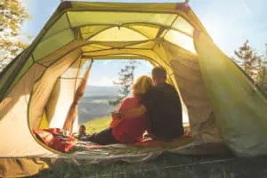 Ruhe geniessen auf dem Trekkingplatz FRANKENWALD Doebraberg ©Frankenwald Tourismus Sebastian Faltenbacher