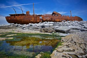 Plassey Shipwreck on Inisheer Aran Islands