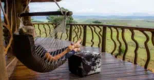 Aussicht von der Terrasse ©Antbear Eco Lodge