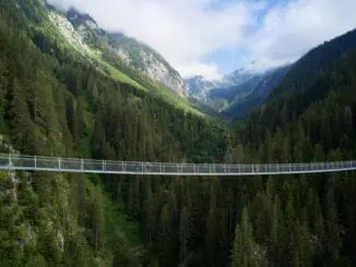 Haengebruecke im Tiroler Lechtal ©Verein Lechweg