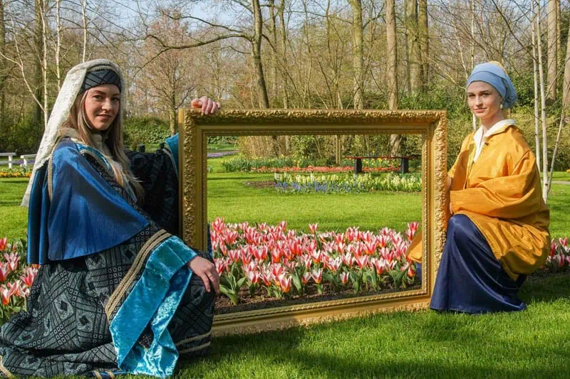 Keukenhof Maedchen mit dem Perlenohrring