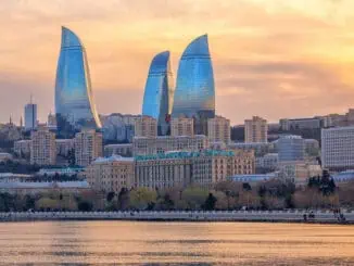 Flame Towers in Baku ©Azerbaijan Travel