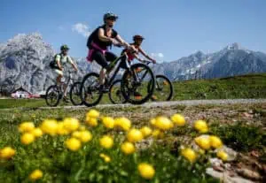Mountainbiken auf der Walderalm in Gnadenwald ©tourismusverbandhallwattens