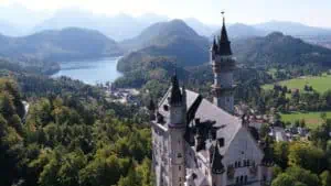 Blick von Schloss Neuschwanstein © Fuessen Tourismus und Marketing Sebastian Jahn