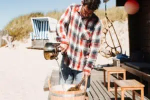 Aufguss am Sylter Listland ©Laura Mueller