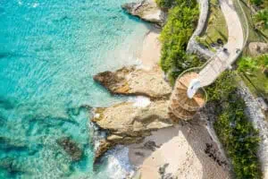 Cupecoy-Beach-bird-view-©St.-Maarten-Tourist-Office