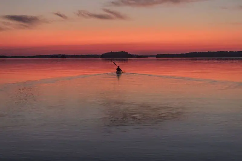 Saimaa sunset ©VisitFinland
