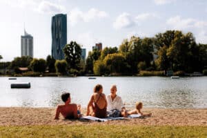 Strandbad Gaensehaeufel Alte Donau © Wien Tourismus Paul Bauer