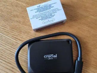 Crucial X10 Pro mit Streichholzschachtel ©Detlef Duering