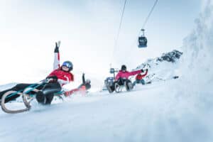 Naturrodelbahn am Gampen in St. Anton am Arlberg ©TVB St. Anton am Arlberg Patrick Baetz