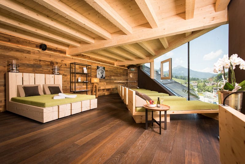 Steinbergkino im Rooftop und Adults Only Spa Leonarium ©Hotel Der Loewe