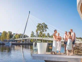 Tampere Saunaravintola Kuuma Restaurant Sauna ©Laura Vanzo