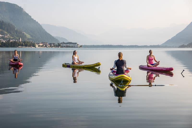 SUP Yoga am Zeller See ©Zell am See Kaprun Tourismus
