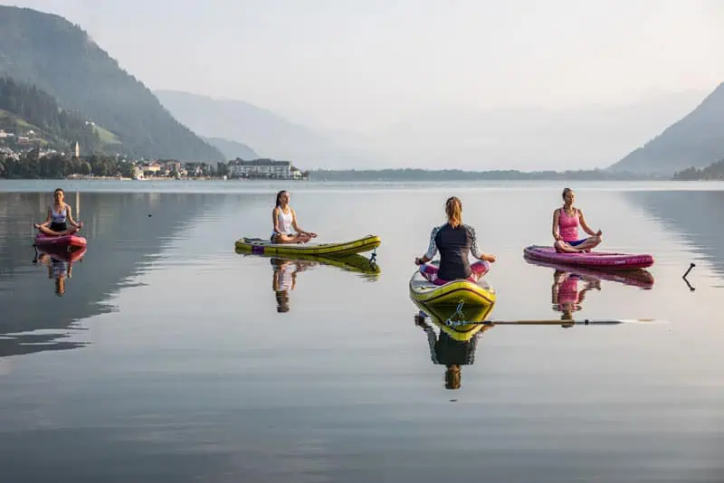 SUP Yoga am Zeller See ©Zell am See Kaprun Tourismus
