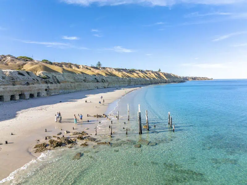 Die Port Willunga Caves auf der Fleurieu Peninsula ©Tourism Australia South Australian Tourism Commission