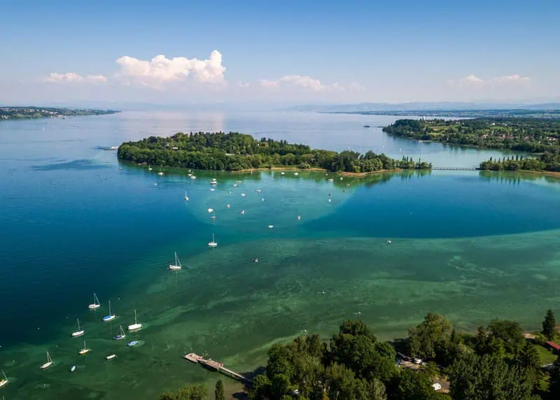 Konstanz Bodensee Mainau Luftbild ©MTK Deutschland Medienproduktion