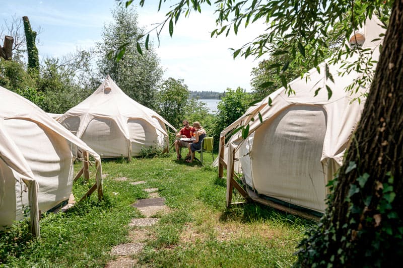 Konstanz Litzelstetten Bodensee Glamping Zelte ©MTK Leo Leister