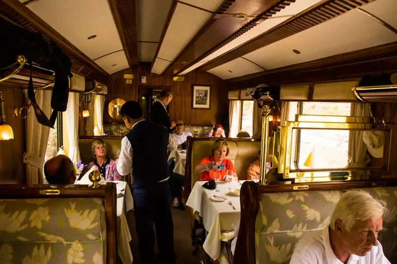 Speisewagen Hiram Bingham ©Luis Gamero PROMPERU