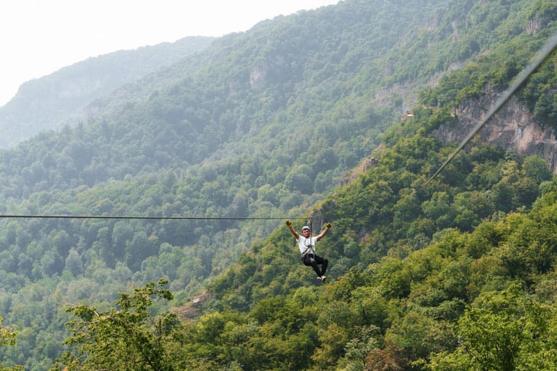 Ziplining ©Tourism Committee of Armenia