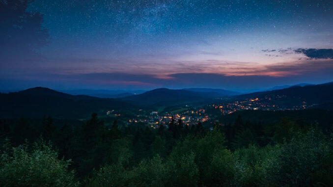 Bodenmais bei Nacht ©Bodenmais Tourismus
