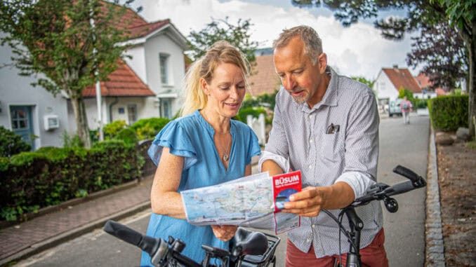 Buesum Fahrradtour Fahrradkarte ©Oliver Franke