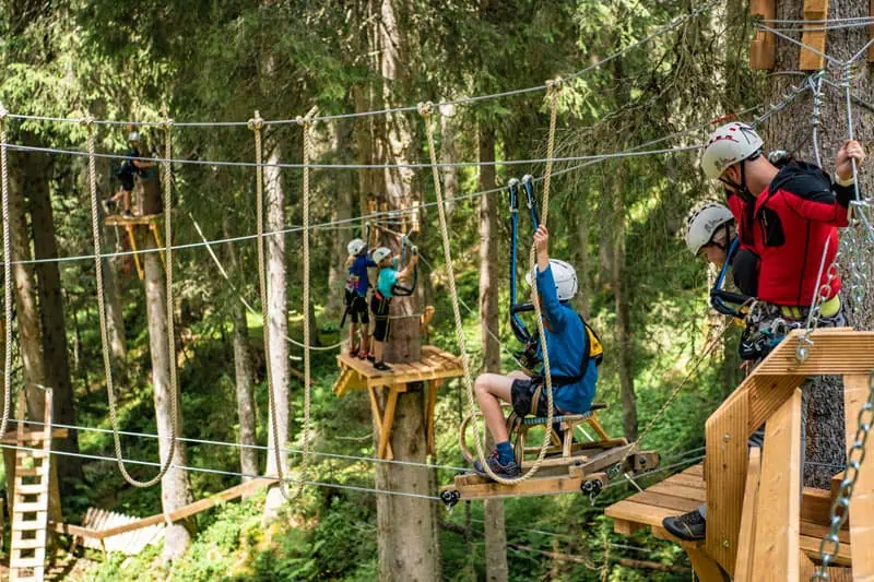 Hochseilgarten ©TVB St. Anton am Arlberg Patrick Baetz