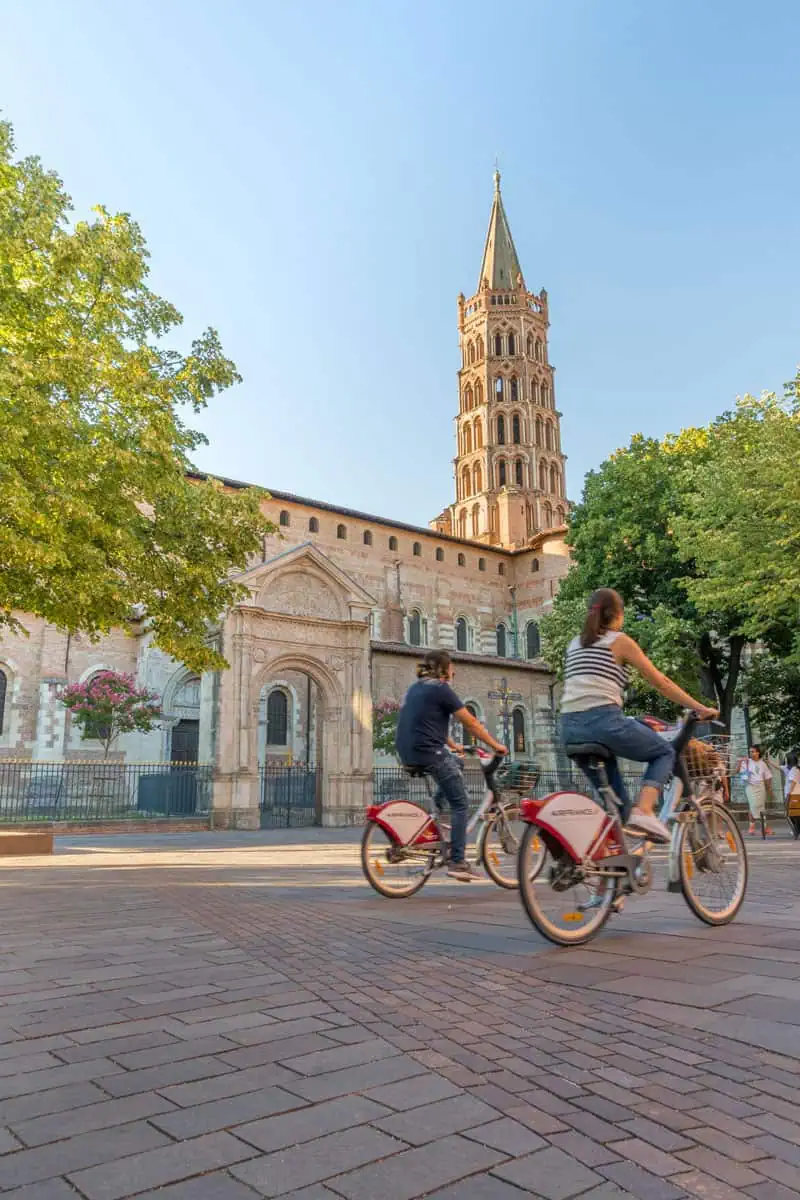 Toulouse auf dem Fahrrad ©Remi Deligeon