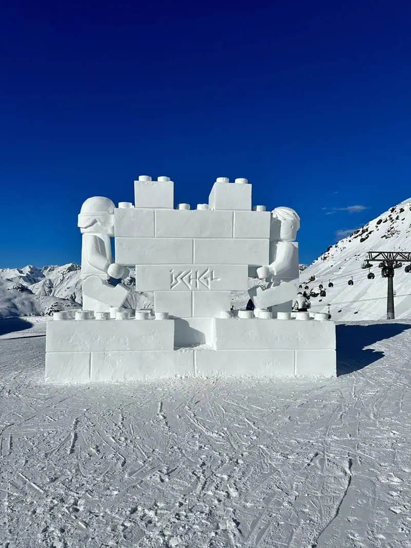 LEGO® Ischgl Formen in Weiss ©TVB Paznaun – Ischgl