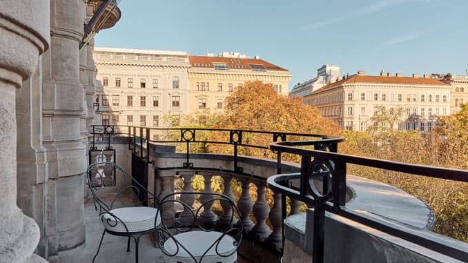 Palais Rudolf Suite Balkon ©James Mc Donald